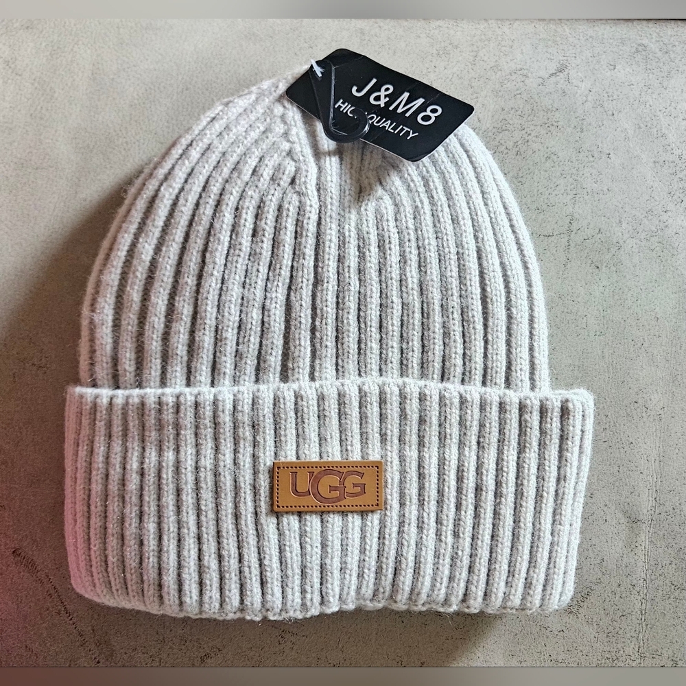 🌺💙J&M Warmer‎ Hat, Logo UGG💚🩵